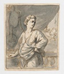 Study of a male portrait, 1701/1800. Creator: Unknown