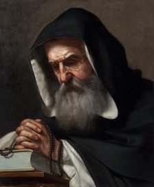 Study of a Monk, 1856. Creator: Tadeusz Gorecki