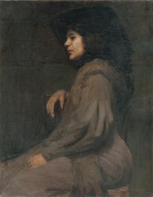 Study of a Model, 1903. Creator: Elemír Halász-Hradil