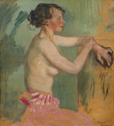 Study of a Model, 1920. Creator: Helmer Osslund