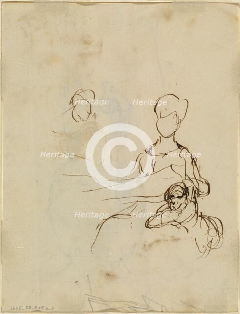 Study of a Mother and Child [verso]. Creator: David Wilkie.