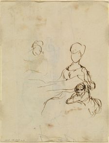 Study of a Mother and Child [verso]. Creator: David Wilkie