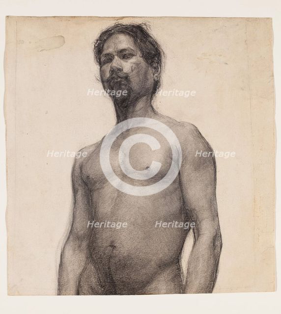 Study of a Negro Man, c1891. Creator: Henry Ossawa Tanner.