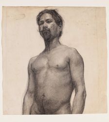 Study of a Negro Man, c1891. Creator: Henry Ossawa Tanner