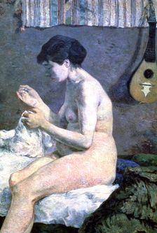 Study of a Nude 1880. Artist: Paul Gauguin