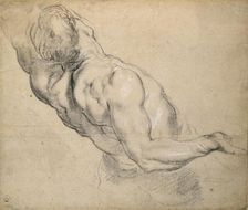 Study of a nude male Torso, 1600-1640. Artist: Peter Paul Rubens
