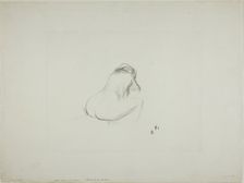 Study of a Nude Woman, from Behind, n.d. Creator: Jean Louis Forain