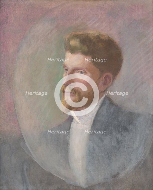 Study of a Pale Man in a White Shirt, 1895-1900. Creator: Ladislav Mednyanszky.