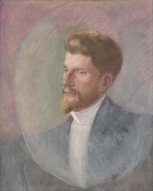 Study of a Pale Man in a White Shirt, 1895-1900. Creator: Ladislav Mednyanszky