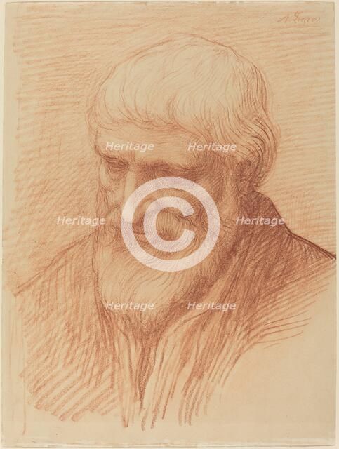 Study of a Philosopher. Creator: Alphonse Legros.