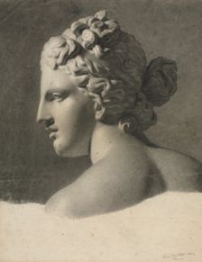 Study of a Plaster Cast (a la bosse), 1806. Creator: Frederic Millet (French, 1786-1859)