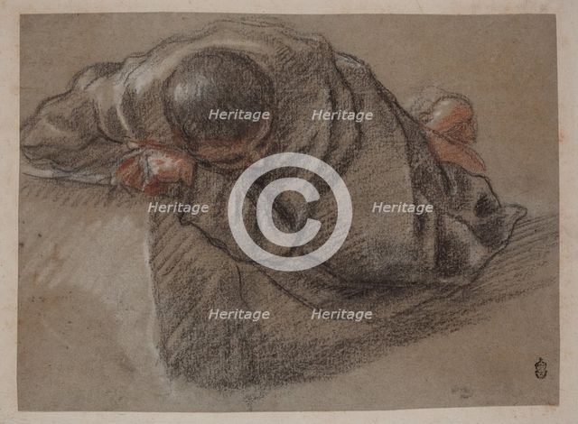 Study of a Prostrate Monk, c1612. Creator: Fra Semplice da Verona.