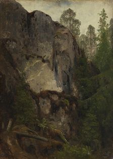 Study of a Ravine, probably 1851. Creator: Herman August Cappelen