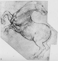 Study of a Rearing Horse c1480 (1945). Artist: Leonardo da Vinci