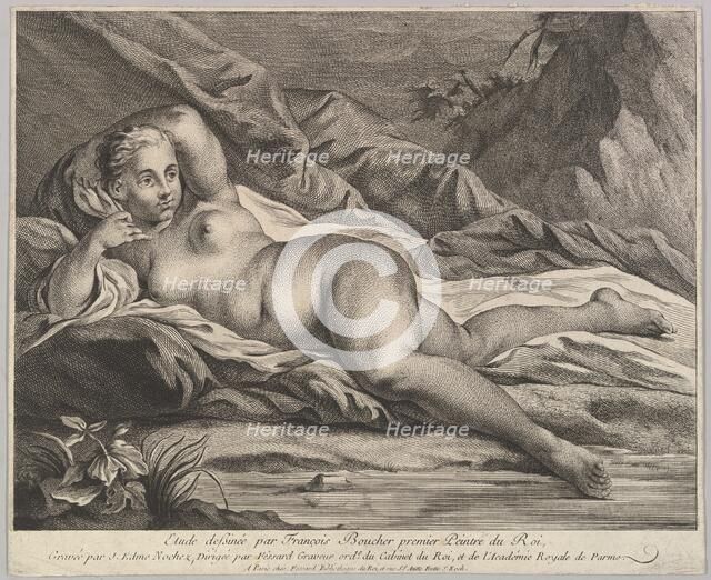 Study of a Reclining Nude. Creator: Jean Edme Nochez.