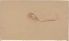 Study of a Scroll, 1890/1897. Creator: Charles Sprague Pearce