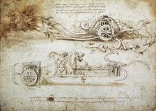 Study of a scythed chariot