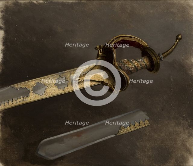 Study of a Sabre, before 1874. Creator: Stanislaus von Chlebowski.