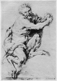 Study of a Satyr, 1913.Artist: Peter Paul Rubens
