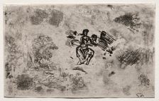 Study of a Seated Woman and other Sketches. Creator: Claude Lorrain (French, 1604-1682)
