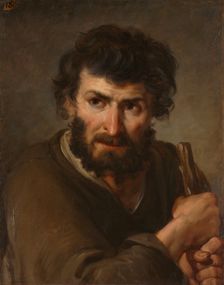 Study of a Shepherd, 1700s. Creator: Unknown