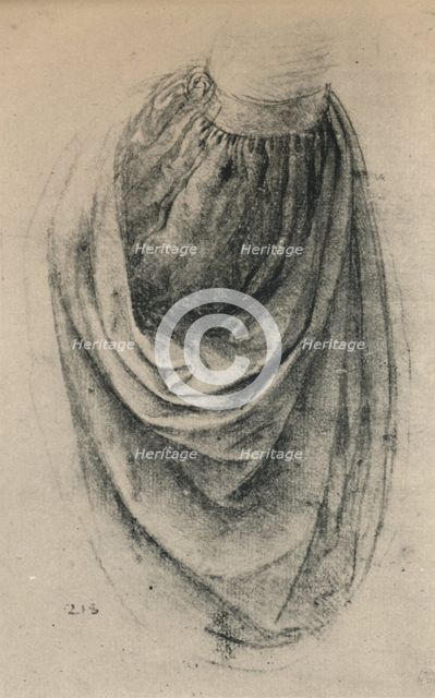 'Study of a Sleeve', c1480 (1945). Artist: Leonardo da Vinci.