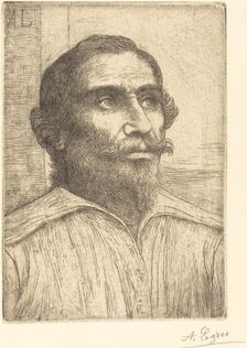 Study of a Spaniard (Etude d'Espagnol). Creator: Alphonse Legros