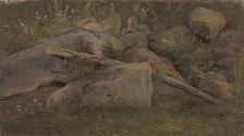 Study of a Stone Heap, 1843. Creator: Wilhelm Peter Carl Petersen