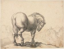 Study of a Stallion, first third 18th century?. Creator: Giovanni Battista Foggini (Italian, 1652-1725)