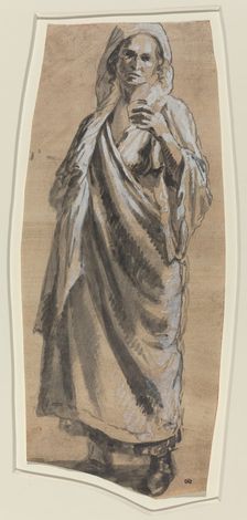 Study of a Standing Woman. Creator: Unknown