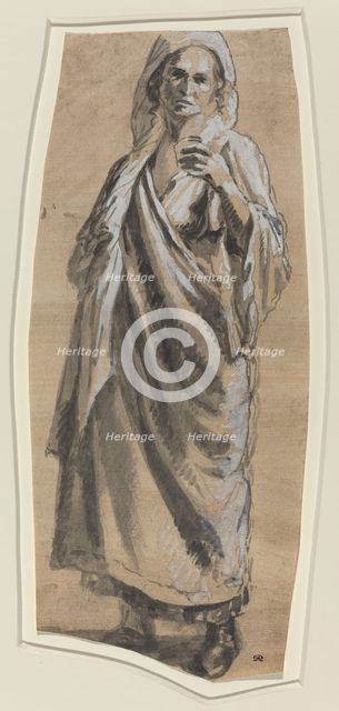 Study of a Standing Woman. Creator: Unknown.