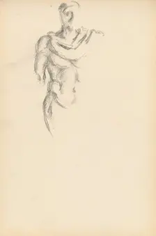 Study of a Standing Male Figure after the Antique, c. 1895. Creator: Paul Cezanne