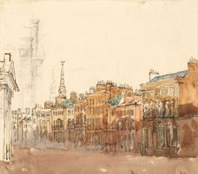 Study of a Street, c1840s. Creator: David Cox the Elder