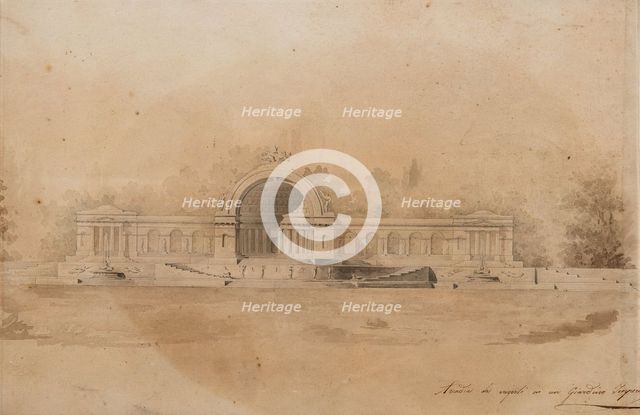 Study of an Arcade for Tsarskoye Selo. Artist: Quarenghi, Giacomo Antonio Domenico (1744-1817)