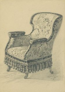 Study of an armchair, 1931. Creator: Eugen Wallachy