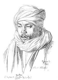 Study of an Egyptian man, 1895