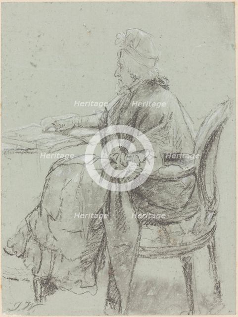 Study of an Elderly Woman for "Disobedience Discovered", c. 1797. Creator: James Ward.