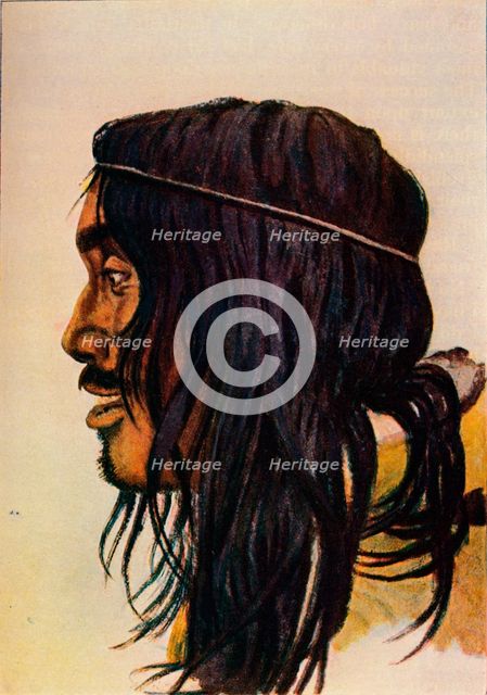 'Study of an Eskimo', c1917, (1928). Artist: Knud Johan Victor Rasmussen.