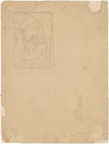 Study of an Interior [verso], late 19th century. Creator: Walter Shirlaw