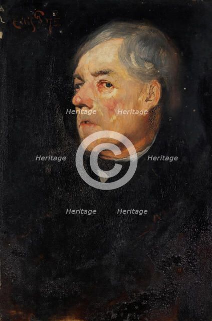 Study of an old Man, 1875. Creator: Eilif Peterssen.