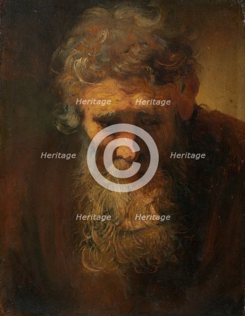 Study of an Old Man, probably late 17th century. Creator: Anon.