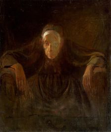 Study of an Old Woman, 1881. Creator: Ladislav Mednyanszky
