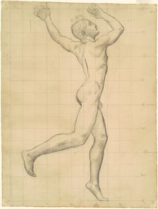 Study of Apollo for "Apollo and Daphne", c. 1918. Creator: John Singer Sargent