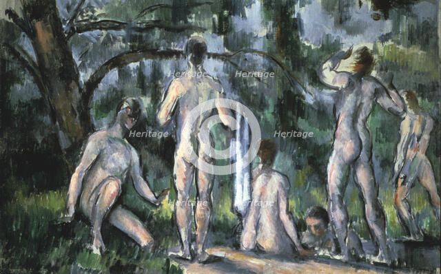 Study of bathers, 1890. Artist: Paul Cezanne