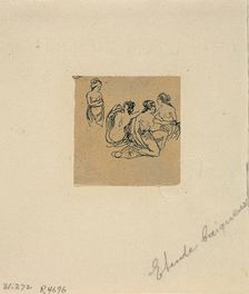 Study of Bathers, n.d. Creator: Rodolphe Bresdin