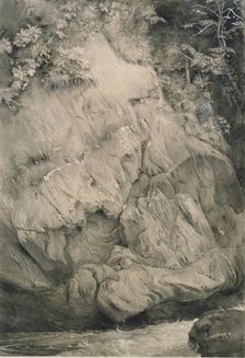 Study of Gneiss Rock, Glenfinlas, July 1853-February 1854. Artist: John Ruskin