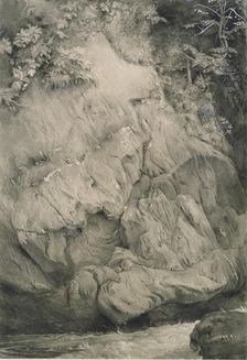 Study of Gneiss Rock, Glenfinlas, July 1853-February 1854. Artist: John Ruskin