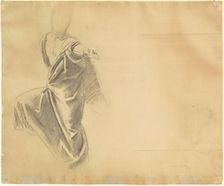 Study of Drapery [verso], 1920-1922. Creator: John Singer Sargent