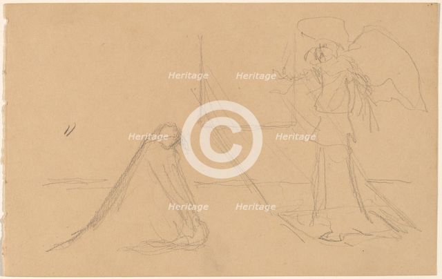 Study of Figures, 1890/1897. Creator: Charles Sprague Pearce.