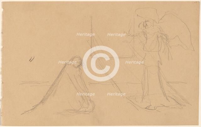 Study of Figures, 1890/1897. Creator: Charles Sprague Pearce.